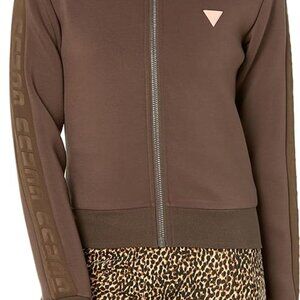 GUESS Woman's Allie Scuba Zip Bomber Jacket